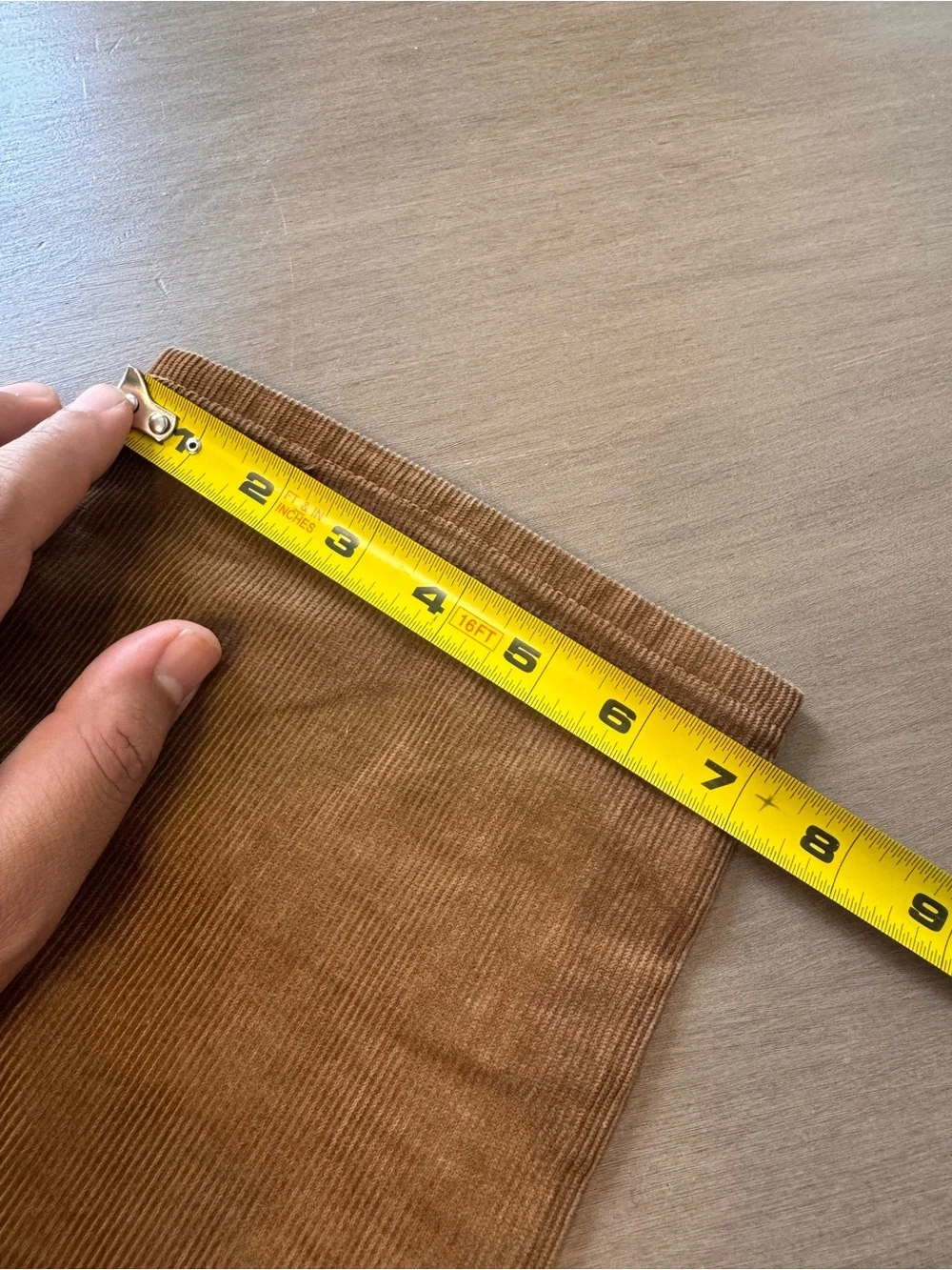 J Crew Flex Men’s 33x30 Brown Corduroy Pants Slim Fit Straight New With Tags